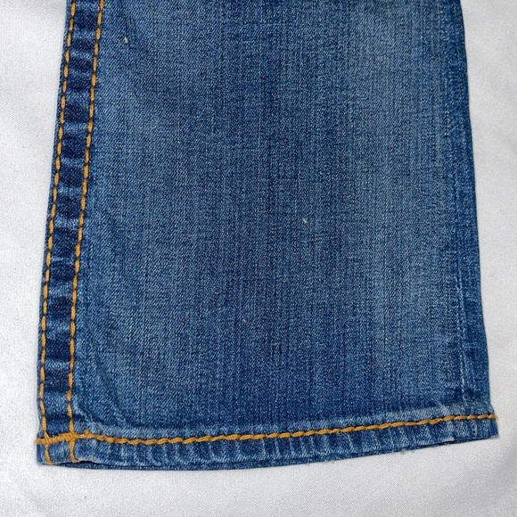 New True Religion Bootcut Flap Pocket Big T Sailing Reef Size 26 - Picture 4 of 10
